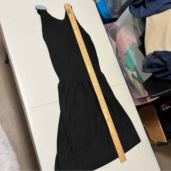 Hill House Jersey Lilou Nap Dress Black Small F2 - Picture 6 of 9